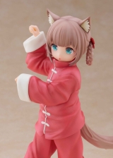 Оригинальная аниме фигурка «Palette Uchi no Neko ga Onnanoko de Kawaii Dress-up Collection Nyan Fu Kinako Complete Figure»