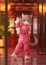 Оригинальная аниме фигурка «Palette Uchi no Neko ga Onnanoko de Kawaii Dress-up Collection Nyan Fu Kinako Complete Figure»