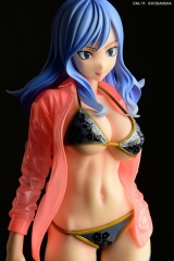 Оригинальная аниме фигурка «FAIRY TAIL Juvia Lockser Gravure_Style "Black Bikini!!" Sheer Wet Shirt SP 1/6 Complete Figure»