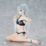 Оригинальная аниме фигурка «Fuumi Illustration "Changing Ginpatsu-chan -Morning Sky Blue- Exclusive Outfit ver." Complete Figure»