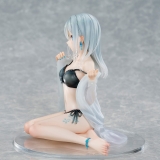 Оригинальная аниме фигурка «Fuumi Illustration "Changing Ginpatsu-chan -Morning Sky Blue- Exclusive Outfit ver." Complete Figure»