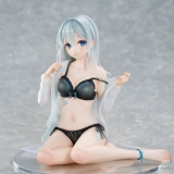 Оригинальная аниме фигурка «Fuumi Illustration "Changing Ginpatsu-chan -Morning Sky Blue- Exclusive Outfit ver." Complete Figure»