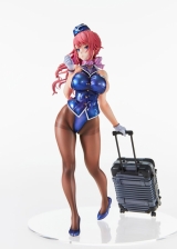 Оригинальная аниме фигурка «Tight na Oshigoto Work 3: Cabin Attendant Aya Saionji Complete Figure»