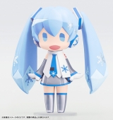 Оригинальная аниме фигурка «HELLO! GOOD SMILE Character Vocal Series 01 Hatsune Miku Snow Miku Posable Figure»