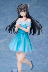 Оригинальная аниме фигурка «Rascal Does Not Dream of a Knapsack Kid Mai Sakurajima Jewel Princess 1/7 Scale Figure»