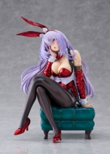 Оригинальная аниме фигурка «She Laughs Shy...I Feel Ashamed AMAGASA TSUDURI Bunny Style (Xmas santa color) 1/7 Complete Figure»