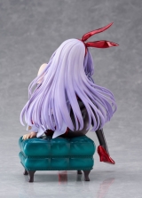 Оригинальная аниме фигурка «She Laughs Shy...I Feel Ashamed AMAGASA TSUDURI Bunny Style (Xmas santa color) 1/7 Complete Figure»