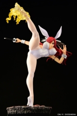 Оригинальная аниме фигурка «FAIRY TAIL Erza Scarlet High Kick ver. White Rabbit 1/6 Complete Figure»