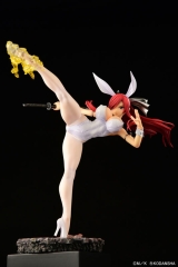 Оригинальная аниме фигурка «FAIRY TAIL Erza Scarlet High Kick ver. White Rabbit 1/6 Complete Figure»