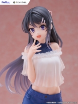 Оригинальная аниме фигурка «TENITOL TALL Rascal Does Not Dream of Bunny Girl Senpai Mai Sakurajima 1/7 Scale Figure»