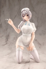 Оригинальная аниме фигурка «llustrator Original Saotome Shino Nurse Ver. by Minori Chigusa 1/7 Complete Figure»