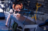 Оригинальная аниме фигурка «Sushing BUNNY RAPID ACTION SQUAD Sniper Leoni 1/12 Posable Figure»