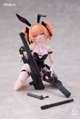 Оригинальная аниме фигурка «Sushing BUNNY RAPID ACTION SQUAD Sniper Leoni 1/12 Posable Figure»