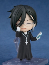 Оригинальная аниме фигурка «Nendoroid TV Anime "Black Butler: Public School Arc" Sebastian Michaelis: Sapphire Owl Ver.»