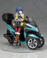 Оригинальная аниме фигурка «Yuru Camp Rin Shima with Three-wheeled Motorcycle 1/10 Complete Figure»