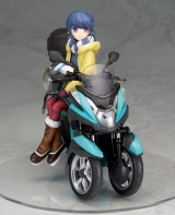 Оригинальная аниме фигурка «Yuru Camp Rin Shima with Three-wheeled Motorcycle 1/10 Complete Figure»