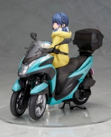 Оригинальная аниме фигурка «Yuru Camp Rin Shima with Three-wheeled Motorcycle 1/10 Complete Figure»