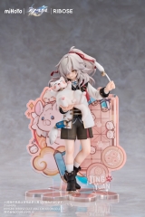 Оригинальная аниме фигурка «RISE UP+ Honkai: Star Rail Chibi Cat Series Figure Jing Yuan Ver. Complete Figure»