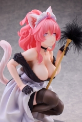 Оригинальная аниме фигурка «Cat's Thought Maid Cat Mochan 1/4 Complete Figure»