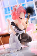 Оригинальная аниме фигурка «Cat's Thought Maid Cat Mochan 1/4 Complete Figure»