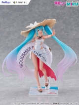 Оригинальная аниме фигурка «TENITOL Hatsune Miku GT Project Racing Miku 2024 Tropical Ver. Complete Figure»