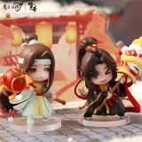 Оригинальная аниме фигурка «Anime "Mo Dao Zu Shi" Wei Wuxian & Lan Wangji Set Wu Yue Sheng Ping Ver. Chibi Figure 2pc. Set»