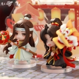 Оригинальная аниме фигурка «Anime "Mo Dao Zu Shi" Wei Wuxian & Lan Wangji Set Wu Yue Sheng Ping Ver. Chibi Figure 2pc. Set»