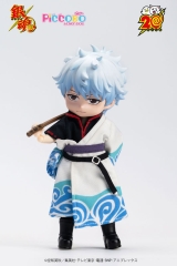 Оригинальная аниме фигурка «PICCODO ACTION DOLL Gintama Gintoki Sakata Chibi Doll»