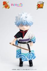 Оригинальная аниме фигурка «PICCODO ACTION DOLL Gintama Gintoki Sakata Chibi Doll»