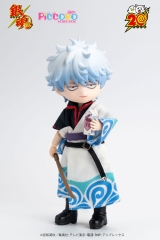 Оригинальная аниме фигурка «PICCODO ACTION DOLL Gintama Gintoki Sakata Chibi Doll»