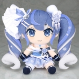 Оригинальная мягкая игрушка «Character Vocal Series Snow Miku Plush Crystal Snow Ver.»