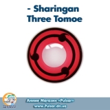 Контактные линзы  Sharingan Three Tomoe