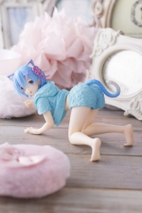 Оригінальна аніме фігурка «Taito Zero Starting Life in Another World Desktop Cute Figure - Rem (Cat Roomwear Ver.)»