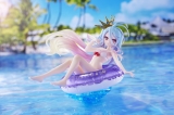 Оригинальная аниме фигурка «"No Game No Lif"e Aqua Float Girls Figure Shiro»