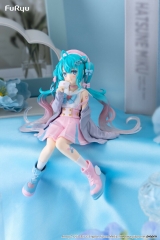 Оригінальна аніме фігурка «"Hatsune Miku" Noodle Stopper Figure Sailor Suit in Love Gray ver.»