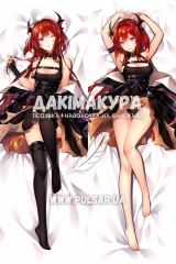 Дакимакура (подушка для объятий)  150 см «Arknights Surt» tape 3