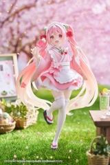 Оригинальная аниме фигурка «"Character Vocal Series 01 Hatsune Miku" Sakura Miku Newley Written Figure Japanese Cafe Ver.»