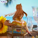 Оригинальная аниме фигурка «Spice and Wolf merchant meets the wise wolf Noodle Stopper Figure Holo Sunflower Dress ver.»