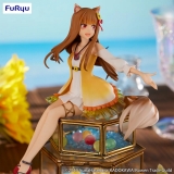 Оригинальная аниме фигурка «Spice and Wolf merchant meets the wise wolf Noodle Stopper Figure Holo Sunflower Dress ver.»