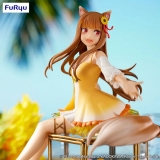 Оригинальная аниме фигурка «Spice and Wolf merchant meets the wise wolf Noodle Stopper Figure Holo Sunflower Dress ver.»