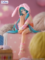 Оригінальна аніме фігурка «"Character Vocal Series 01 Hatsune Miku" Noodle Stopper Figure Usamimi/Rabbit Ear Hood Pajama»