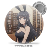 Значок Цей дурний свин не розуміє мрію дівчинки-зайчика! / Rascal Does Not Dream of Bunny Girl Senpai tape 11