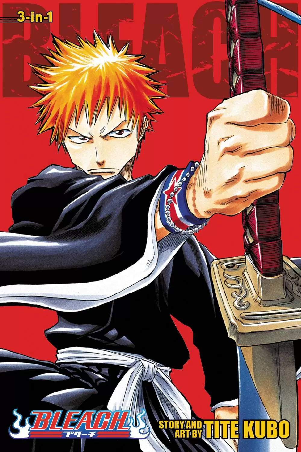 Манга на английском языке «Bleach (3-in-1 Edition), Vol. 1: Includes vols.  1, 2 & 3»