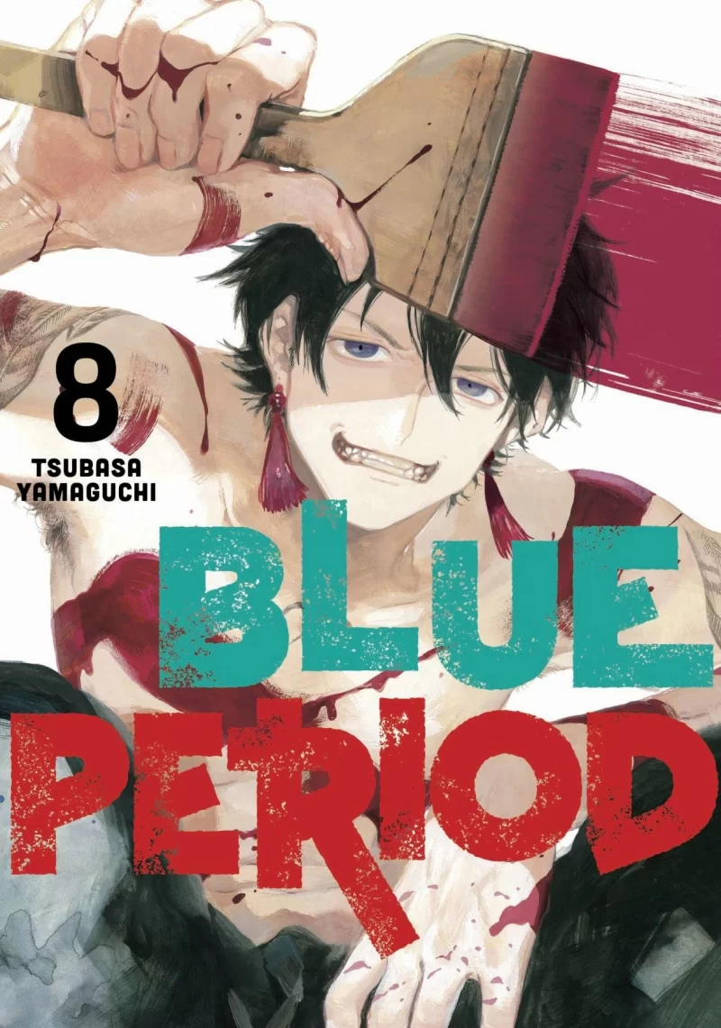 Манга на английском языке «Blue Period 8»