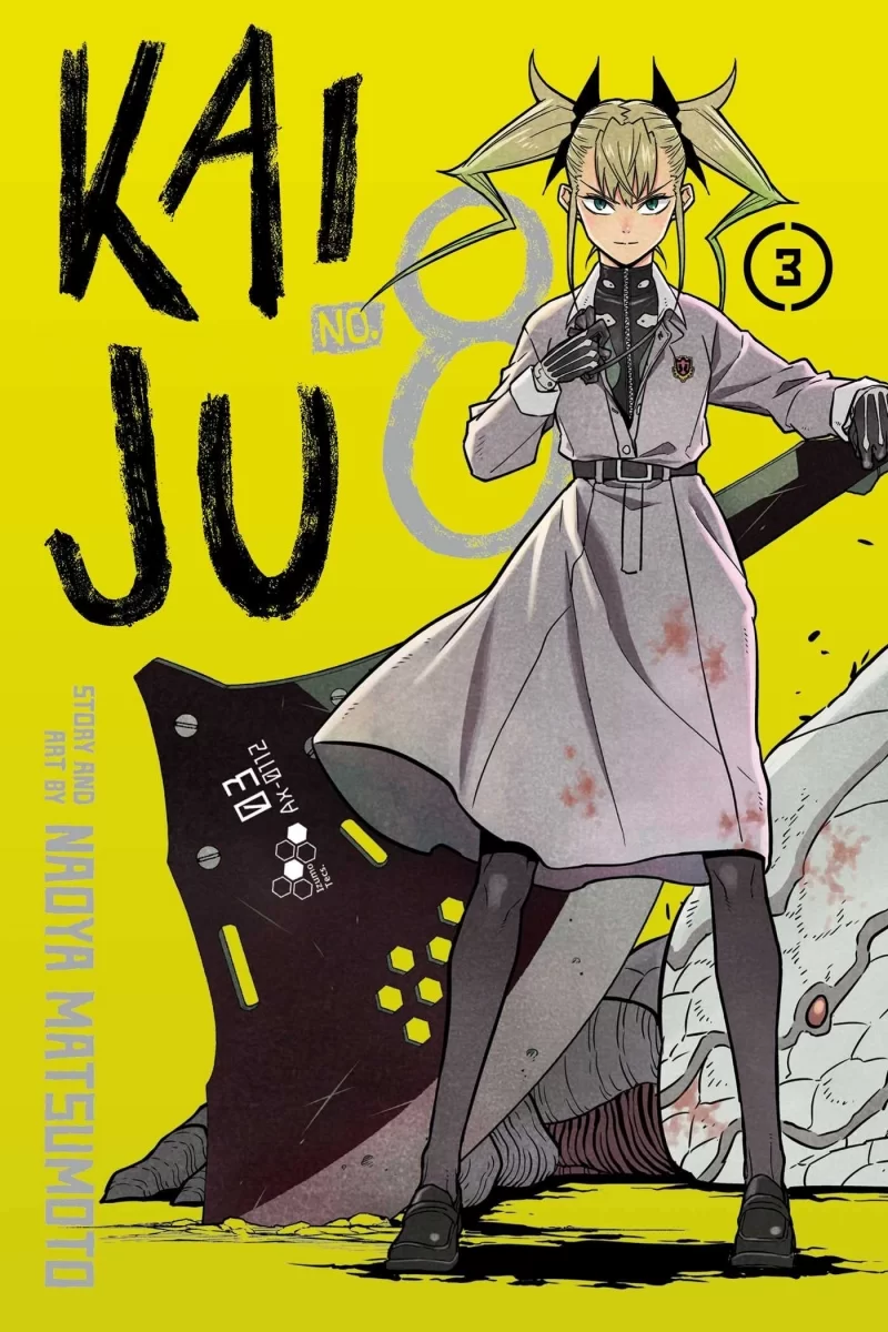 Манга на английском языке «Kaiju No. 8, Vol. 3»