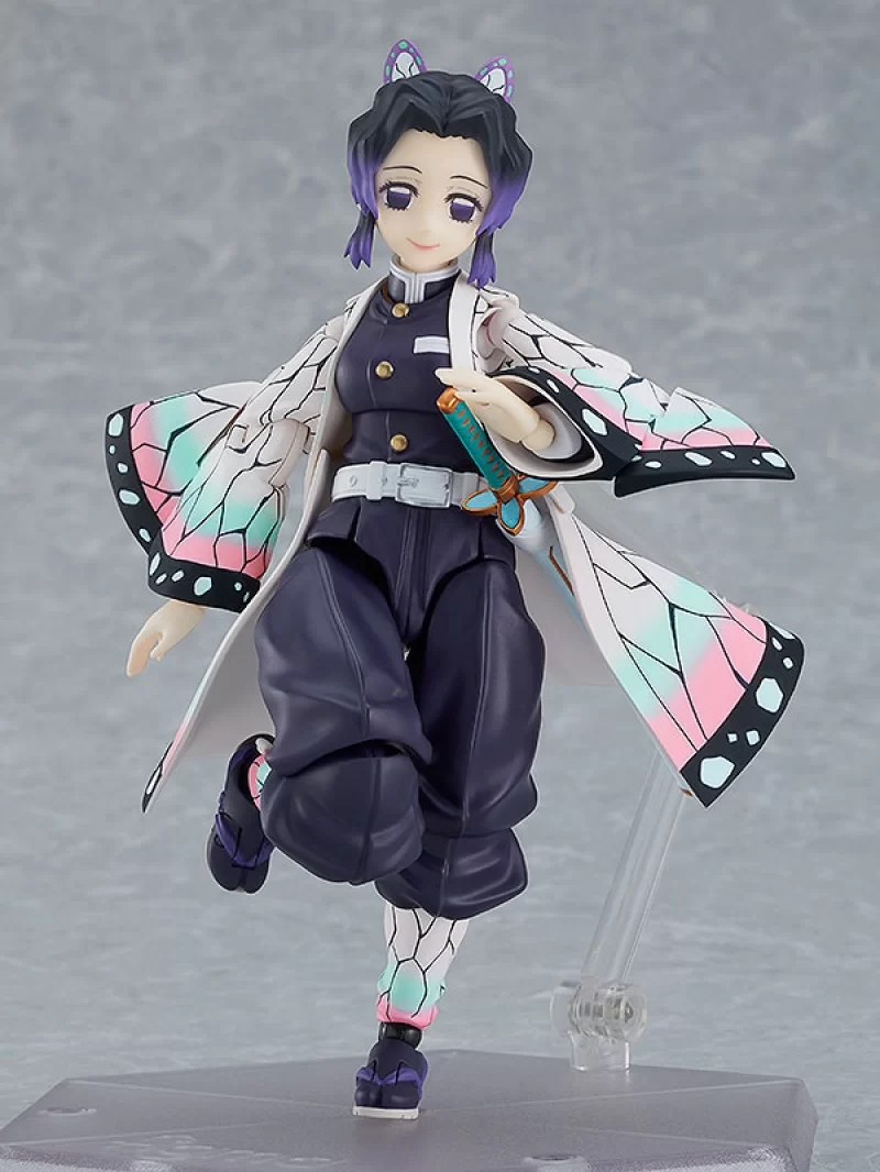 Оригинальная аниме фигурка «figma Demon Slayer: Kimetsu no Yaiba Shinobu  Kocho»