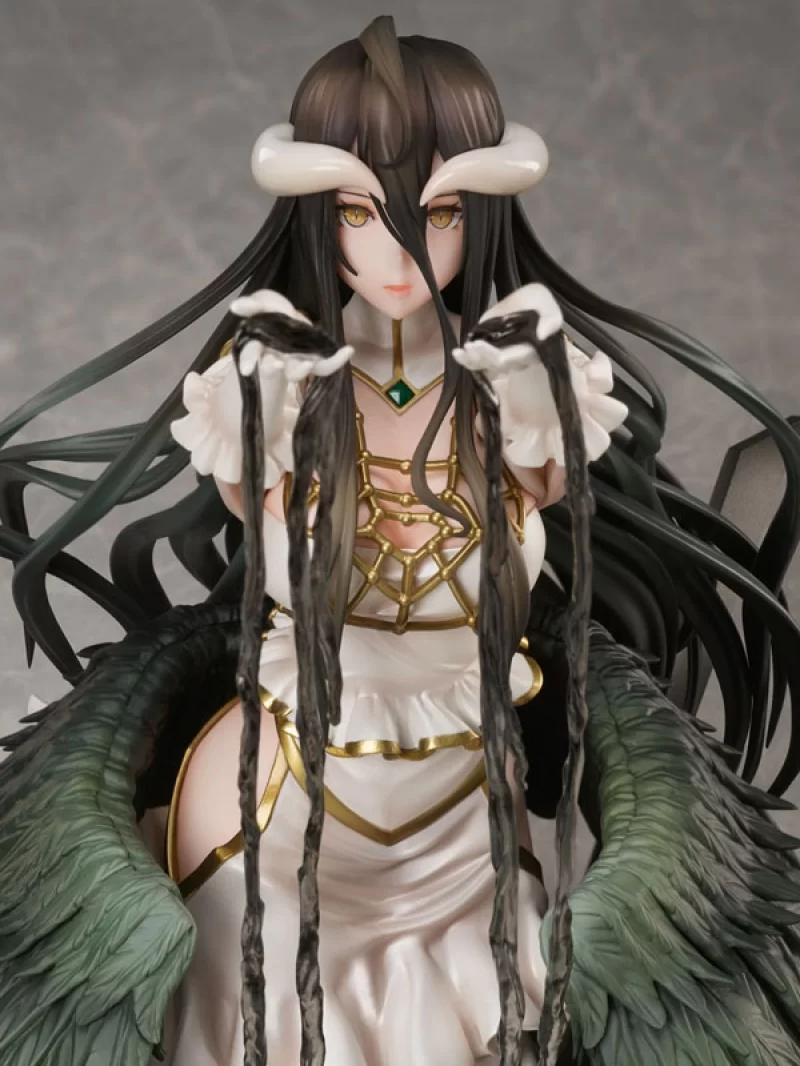 Оригинальная аниме фигурка «Overlord Albedo White Dress 1/7 Scale Figure»