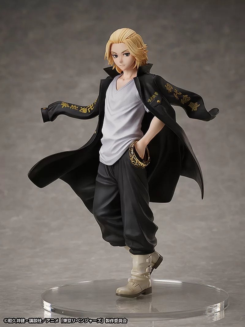 Оригинальная аниме фигурка «Statue and ring style Tokyo Revengers Manjiro  Sano Ring #13 (Complete Figure + Rin