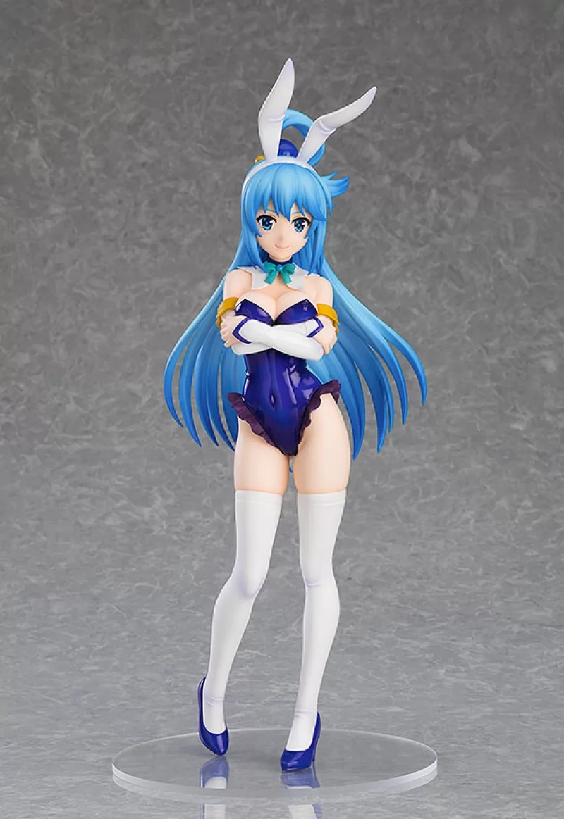 Оригинальная аниме фигурка «POP UP PARADE KonoSuba Aqua Bunny Ver. L size  Complete Figure»