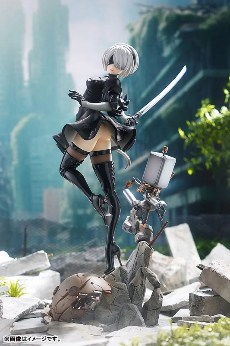 Оригинальная аниме фигурка «NieR:Automata Ver1.1a 2B 1/7 Complete Figure»